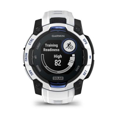 3. GARMIN Instinct 3 45mm SOLAR Whitestone Smartwatch