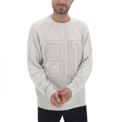 6. Calvin Klein Wollpullover M K10K111954 weiß