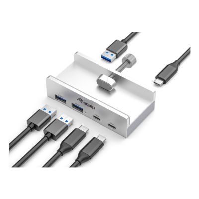 2. Ausgestattet mit 128967 Hubs und USB 3.2 Gen 1 (3.1 Gen 1) Typ-A 5000 Mbit/s Aluminium