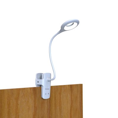 3. Mini Wozinsky Kabellose LED-Leselampe mit Clip + USB-C-Kabel - Weiß