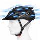 5. Wozinsky MTB-Fahrradhelm mit abnehmbarem Visier und USB-Rücklicht, Größe M – Schwarz