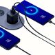 2. 3mk Hyper GaN Ladegerät 20W QC4+ PD PPS USB-C USB-A Wandladegerät - Schwarz