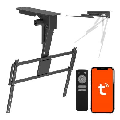 MACLEAN Elektrische TV-Deckenhalterung, Tuya-Halterung, max. VESA 800x400, für Fernseher von 43-86 Zoll, max. 55 kg, MC-176 T