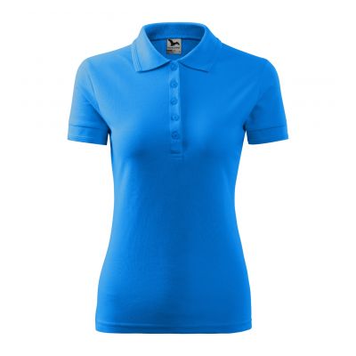 2. Damen-Piqué-Poloshirt (Schnorchelblau)