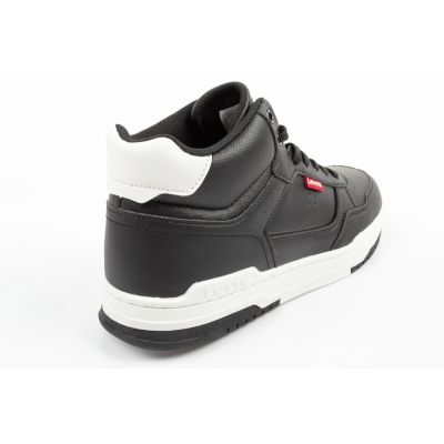 4. Levi's John SE schwarze High-Top-Sportschuhe für Kinder