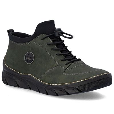 grüne Damen-Ankle-Boots Rieker 55071-54