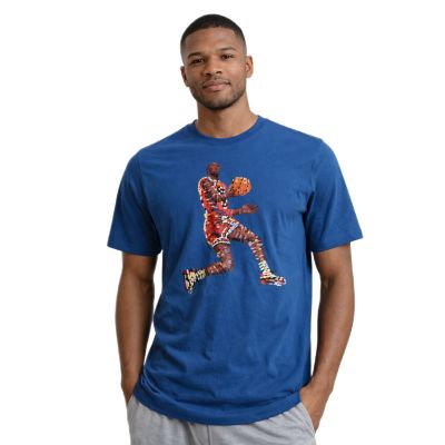 5. Jordan Flight Herren-Sport-T-Shirt Blau - FN6000-457
