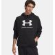 3. Under Armour Rival Fleece Logo Hoodie mit Kapuze – Schwarz/Weiß