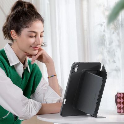 6. ESR Flip Hybrid Case für iPad 10,9" 2020-2022 (4./5. Gen.) / 11" 2024-2025 (6./7. Gen.) - Schwarz