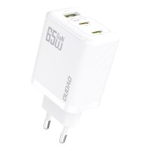 Dudao A29 65W GaN Wandladegerät 2 x USB-C + 1 x USB-A - Weiß