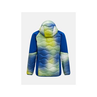2. PEAK PERFORMANCE M Helium Aop Daunen-Hybrid-Kapuzenjacke für Herren, mehrfarbig