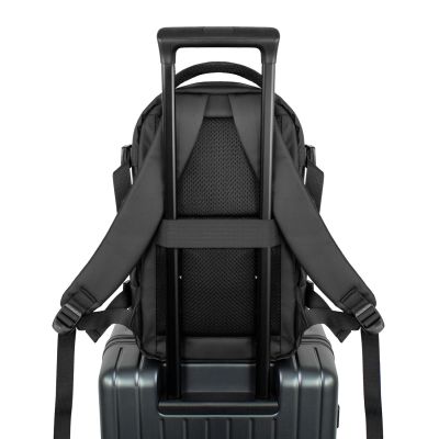 4. Wozinsky WPW-20L Reiserucksack mit Laptopfach, 40 x 20 x 25 cm, für Gepäckaufbewahrung – Schwarz