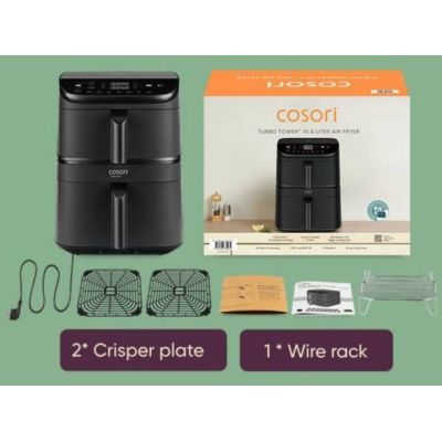 7. Cosori 10,8L Schwarze Fritteuse