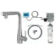 Küchenarmatur mit Wasserfiltersystem und Ausziehbrause