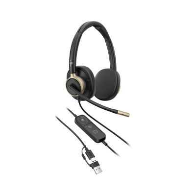 175. HP Poly Mission 825 Stereo-USB-Kabel-Headset