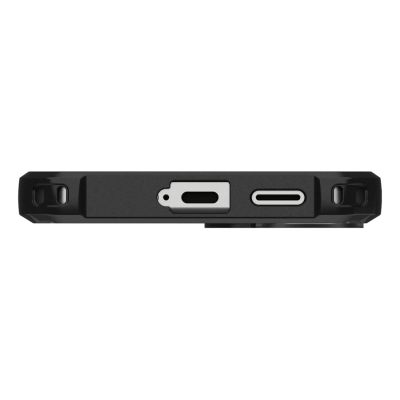 4. UAG Pathfinder Clear Magnet - Schutzhülle für Samsung Galaxy S25 FE mit integriertem Magnetmodul (aschgrau/schwarz)