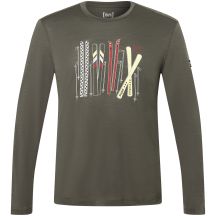 Herren-Langarmshirt SUPER.NATURAL M Fourski LS, schwarz
