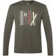 Herren-Langarmshirt SUPER.NATURAL M Fourski LS, schwarz