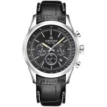 Giewont Herrenuhr Chronograph Saphir Silber Schwarz GW7650-A2