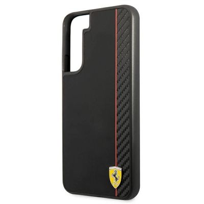 6. Ferrari FESAXHCS22MBK S22+ S906 schwarz/schwarz Hartschalenkoffer On Track Carbon Stripe