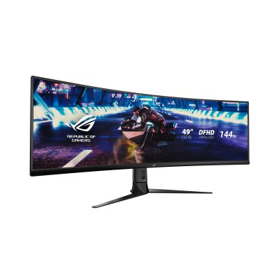 10. ASUS ROG STRIX Monitor XG49VQ 49" XG49VQ 124,5 cm (49") 3840 x 1080 Pixel UltraWide Full HD LED Schwarz