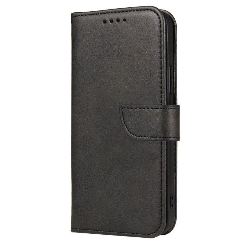 3. Magnet Case Elegante Hülle Case Cover mit Überschlag und Standfunktion Oppo Find X5 Pro schwarz