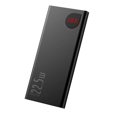 3. Baseus Adaman Metal Power Bank mit Schnellladung 10000 mAh 22,5 W (Overseas Edition 2021) Schwarz