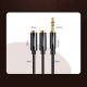 11. Ugreen Kabel 3,5 mm Kopfhörersplitter Miniklinke AUX 25cm schwarz (20816)