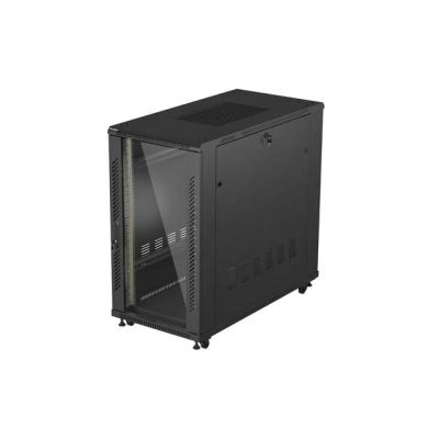 Lanberg FF01-6222-12B 22U Rack, freistehend, schwarz