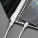4. Dudao L6X USB-C - Lightning PD 20W 1m Kabel - Weiß