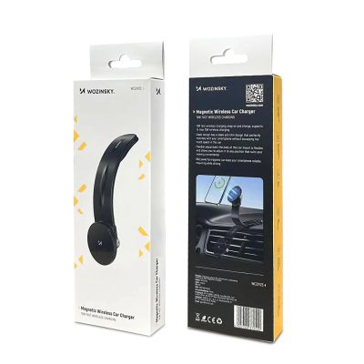 3. Wozinsky WCZ2Y2S Magnetische Autohalterung mit 15W MagSafe Induktives Ladegerät für das Autocockpit - Schwarz
