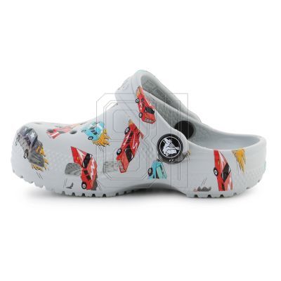 9. Crocs Classic Race Cars Graphic Jr 210992-1NN Flip-Flops