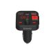 SAVIO TR-15 FM-Transmitter mit Display, Bluetooth und PD-Ladegerät USB-C USB-A Quick Charge, Bass Boost