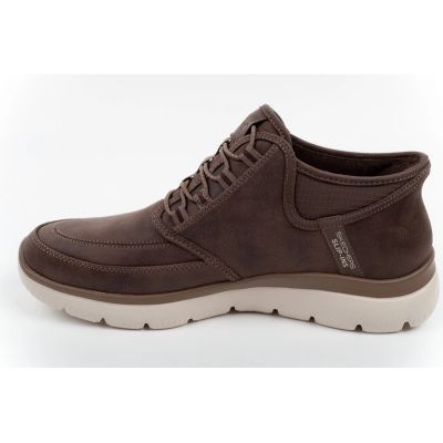 3. Skechers Herren-Schuhe Summits Siegul Slip-ins, gefüttert, braun