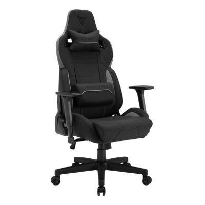 3. SENSE7 Sentinel Gaming-Stuhl, gepolsterter Sitz, Schwarz/Grau