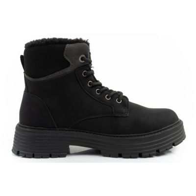 4. O'Neill Winterstiefel Damen Wanderstiefel Isolierte Stiefeletten Modisch Schwarz