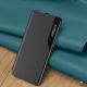 6. Eco Leather View Case Hülle für Samsung Galaxy S24 FE mit Klappe und Ständer – Schwarz