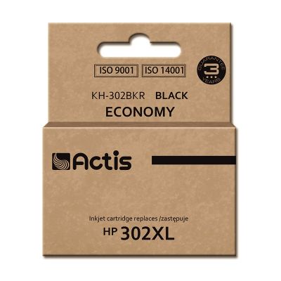 Actis KH-302BKR Tinte (Ersatz für HP 302XL F6U68AE; Premium; 15 ml; schwarz)