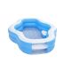 12. Bestway 54409 Aufstellpool, aufblasbarer Pool, oval, blau-weiß