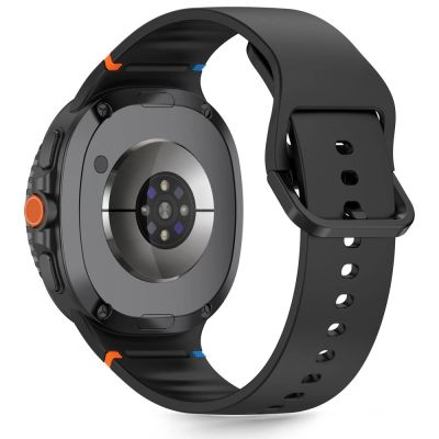 2. Tech-Protect Silikonarmband für Samsung Galaxy Watch 40/44/46 mm - Schwarz