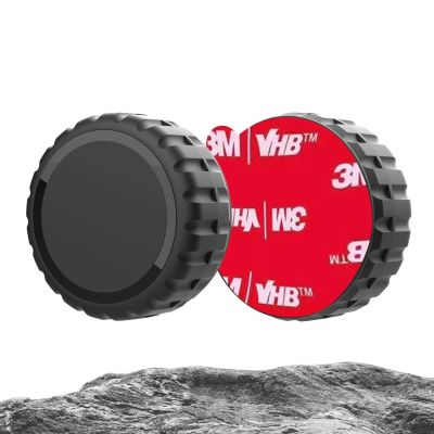 2. Apple AirTag Hülle, Anschraubbar, Wasserdicht, Selbstklebend - Schwarz