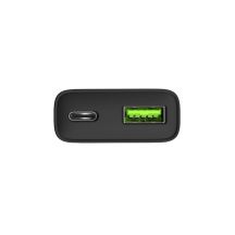NATEC RIBERA GAN SLIM WANDLADEGERÄT 1x USB-A + 1x USB-C 20W SCHWARZ