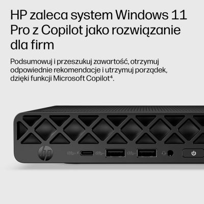 39. HP EliteDesk 8 Mini G2i AI Ultra 7 356H 16GB DDR5 5600 SSD512 Intel Graphics W11Pro 3Y OnSite