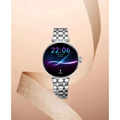 5. Smartwatch Gravity Silber Schwarz 2 Armbänder GT26-9