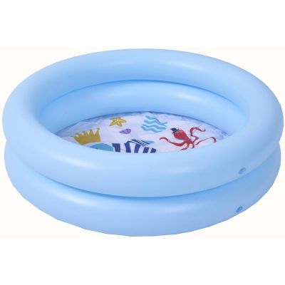8. Kinderpool mit 2 Ringen, 76 x 20 cm, 57157, Blau