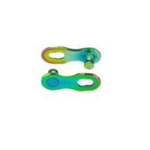 KMC-Steckverbinder 12NR, 2 Stück, grün, 12 Reihen, Blisterverpackung