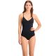 7. Puma Swim V-Ausschnitt Schwarzer Badeanzug W 935086 03