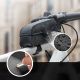 3. Rockbros 30120122002 Wasserdichte Fahrradrahmentasche mit Magnetverschluss, 0,9 l – Schwarz