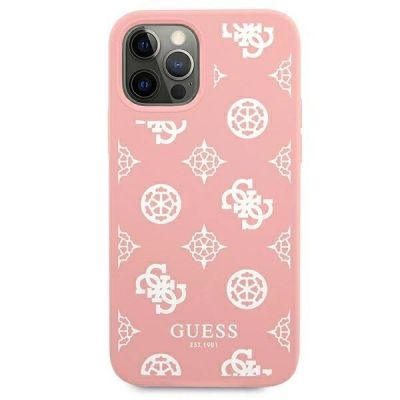 3. Guess GUHCP12LLSPEWPI iPhone 12 Pro Max 6,7" rosa/rosa Hartschalenetui Peony Collection