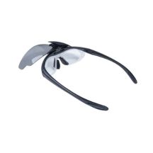 Wosport Schießbrille, schwarz – 3 Wechselgläser, Trageriemen